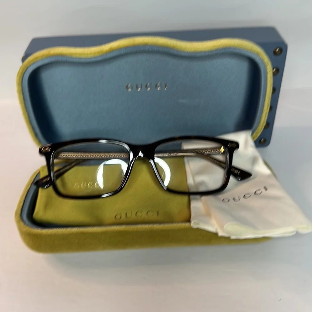 Gucci Men's Eyeglasses GG0191OA GG/0191/OA Full Rim Optical Frame